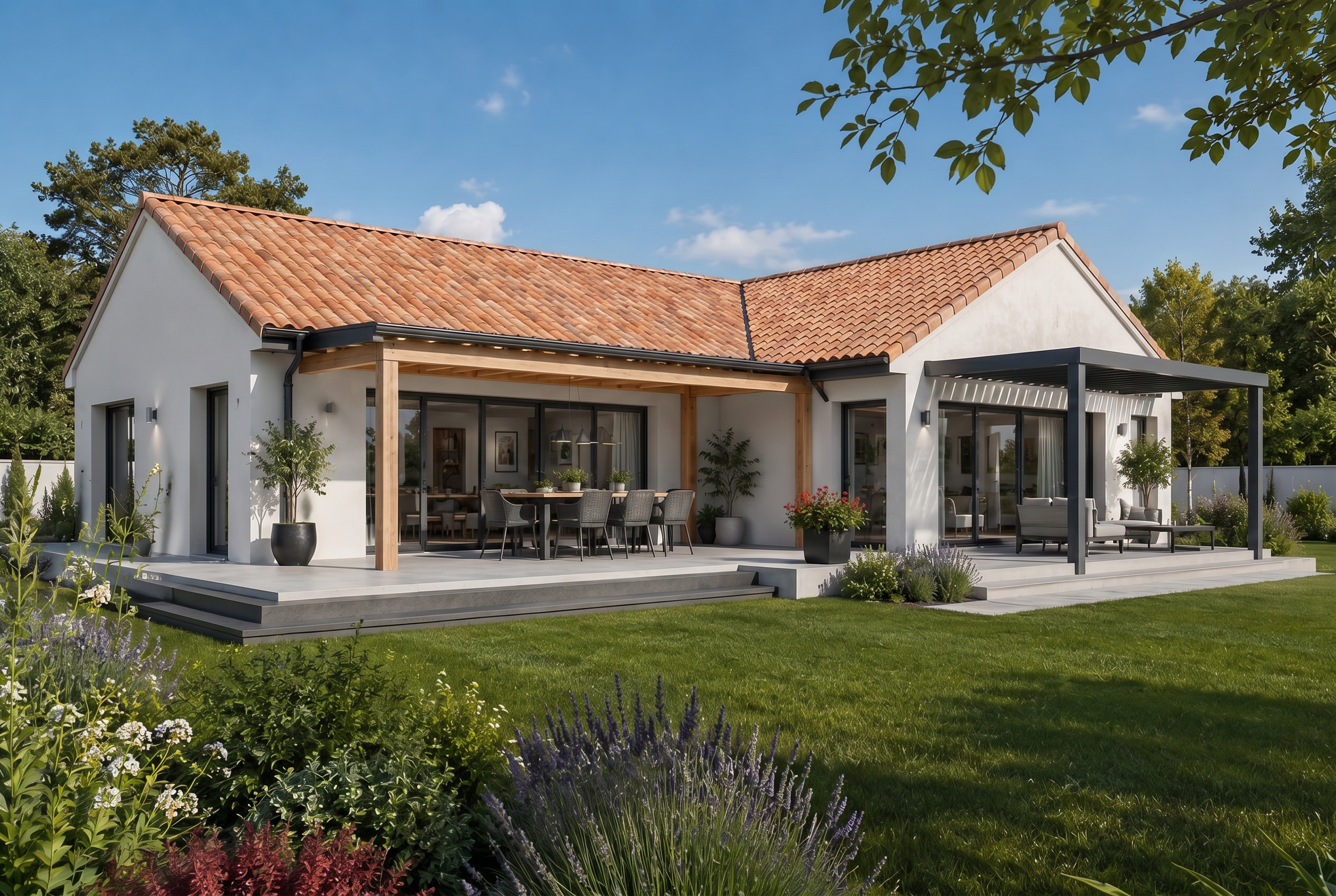 Maison rectangulaire traditionnelle — Lot-et-Garonne